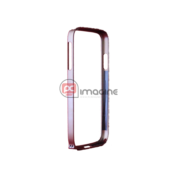 Bumper S4 Screwed Metal Marrn | Galaxy s4 (i9500/i9505)