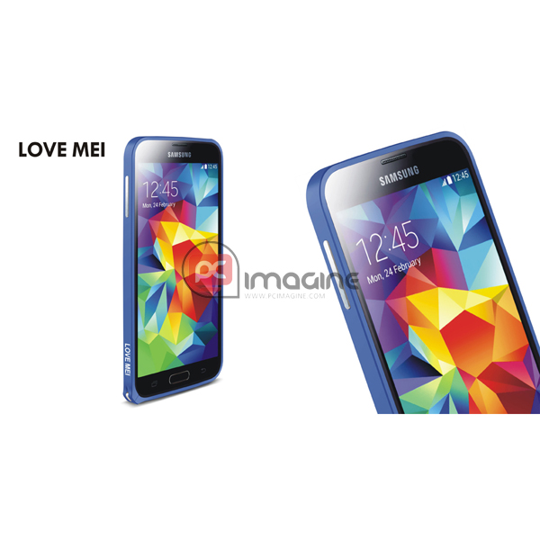Bumper S5 Love Mei Metal Azul | Galaxy s5 (g900)