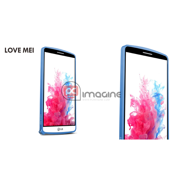 Bumper LG G3 Love Mei Metal Blau | Lg g3 (d855)