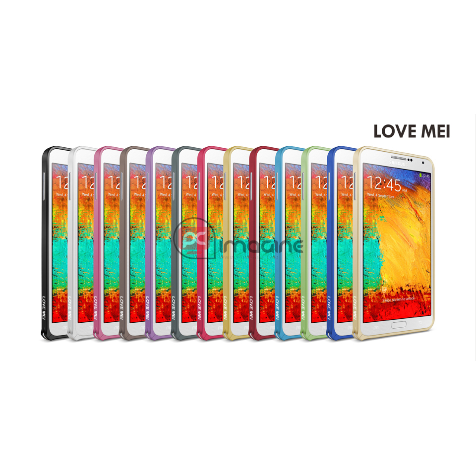 Bumper Note 3 Love Mei Metal Gris | Galaxy note 3 (n900)