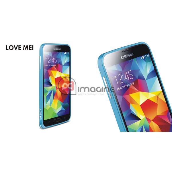 Bumper S5 Love Mei Metal Azul Cielo | Galaxy s5 (g900)
