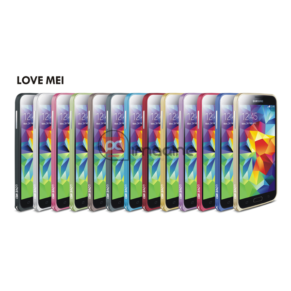 Bumper S5 Love Mei Metal Ciruela | Galaxy s5 (g900)