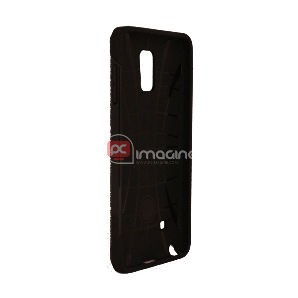 Carcasa con funda de silicona Slim Armor Negra para Note4 | Galaxy note 4 (n910)
