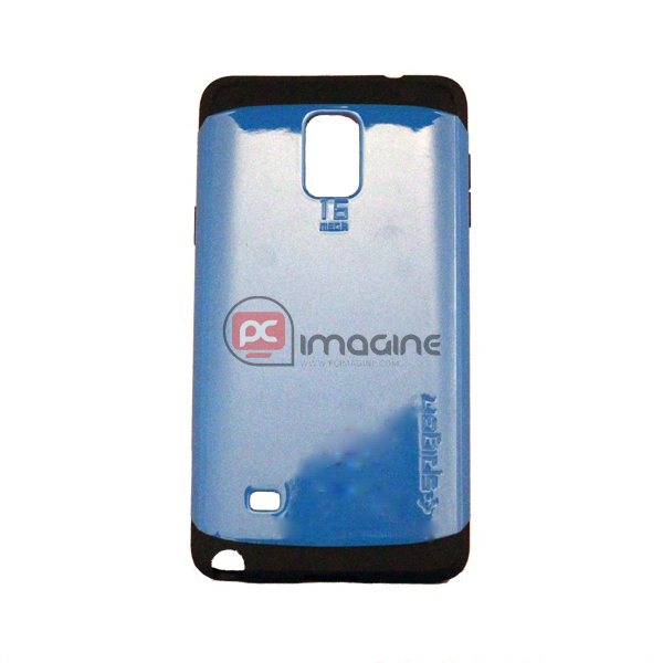 Carcasa con funda de silicona Slim Armor Azul para Note4 | Galaxy note 4 (n910)