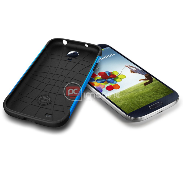 Carcasa con funda de silicona Slim Armor Azul para Galaxy S4 | Galaxy s4 (i9500/i9505)