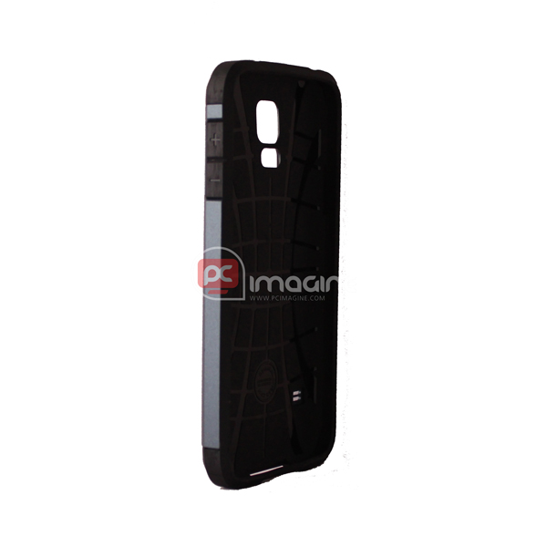 Carcasa con funda de silicona Tough Armor Antracita para Galaxy S5 | Galaxy s5 (g900)