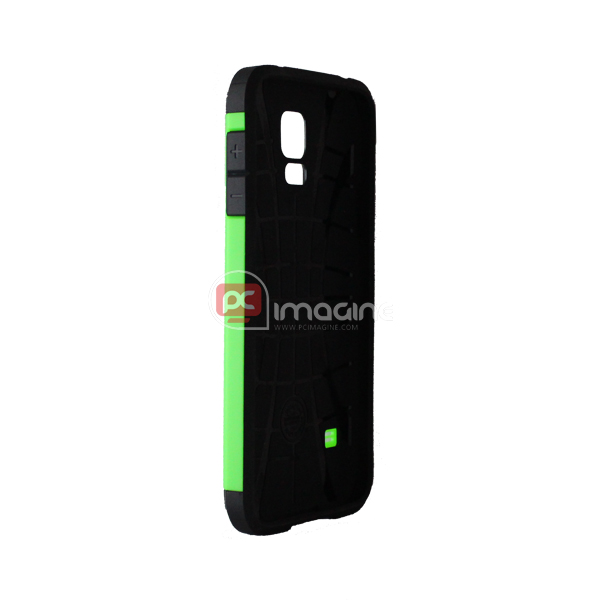 Carcasa con funda de silicona Tough Armor Verde para Galaxy S5 | Galaxy s5 (g900)