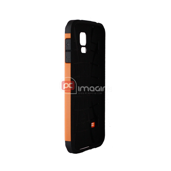 Carcasa con funda de silicona Tough Armor Naranja para Galaxy S5 | Galaxy s5 (g900)