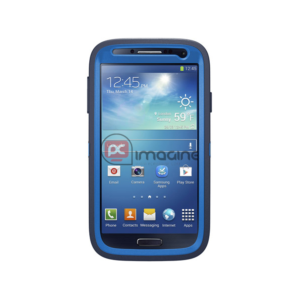 Defender Series Case Azul para Galaxy S4